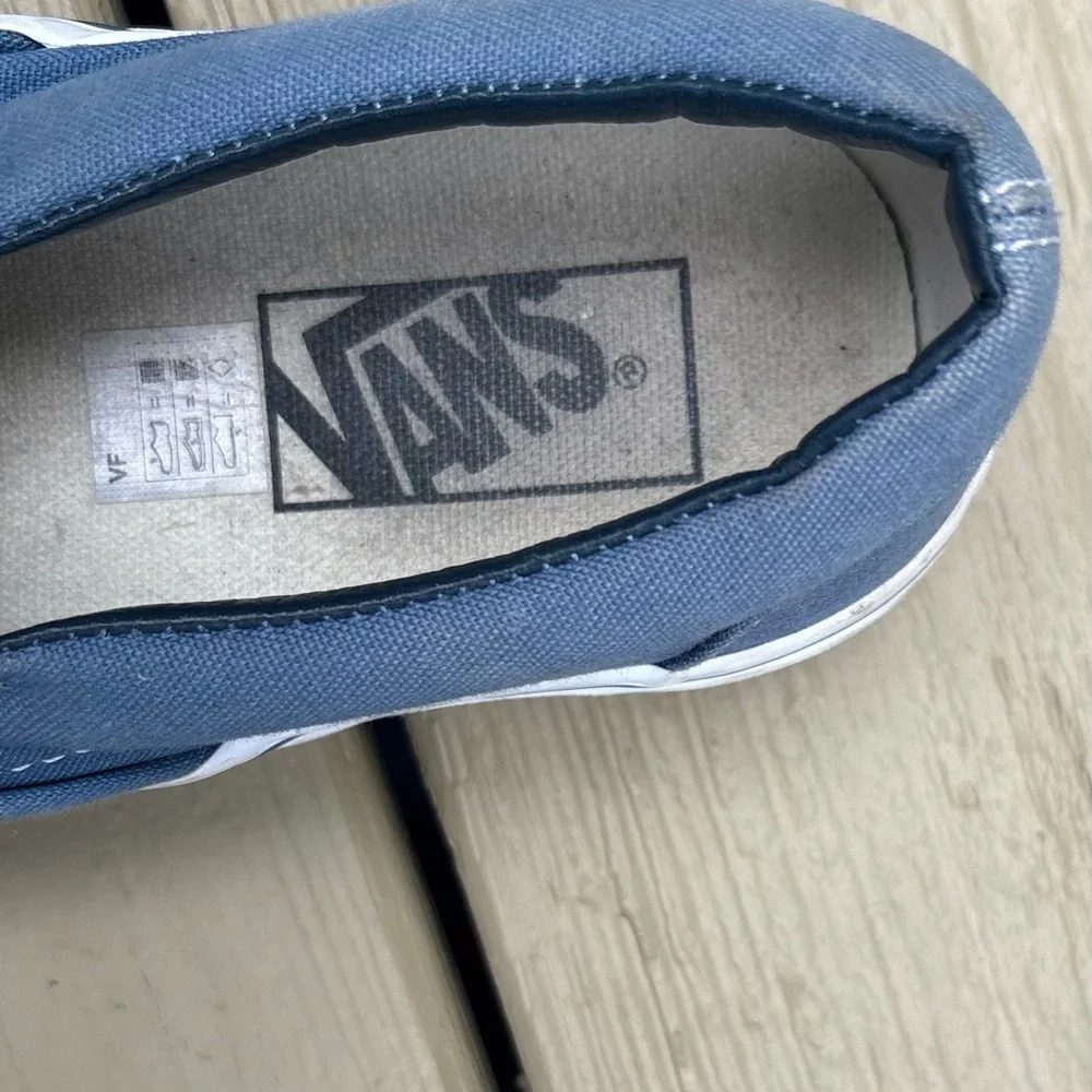 VANS Classic Woman’s Blue Slip-On Sneakers, Size: 8 - Picture 7 of 9